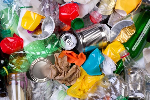 Variety of waste types handled by clearance services