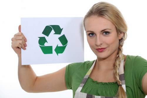 Professional waste clearance in a London residential area